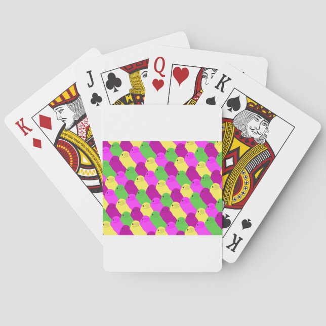 easter bird candy poker cards (Back)
