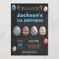 Easter birthday Boy Easter Egg Birthday