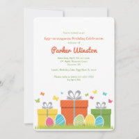 Easter Birthday Party Invitation