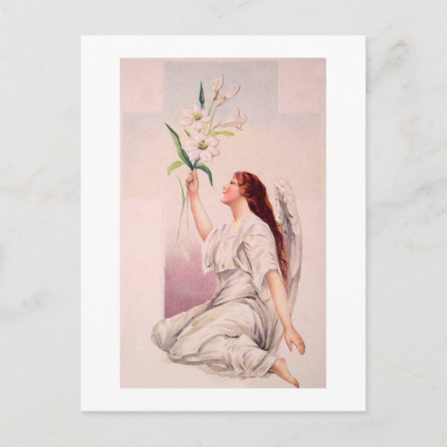 Easter Blessings 1 John 2:25 Bible Verse Holiday Postcard (Front)