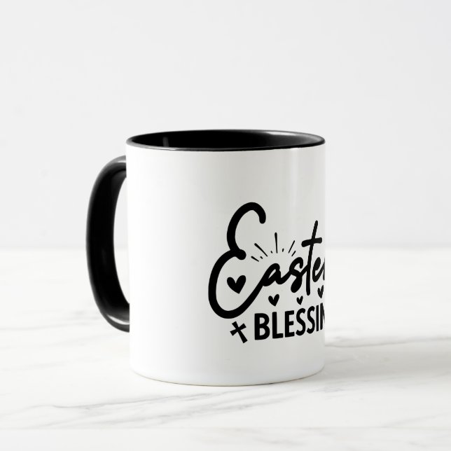 Easter Blessings Christian  Mug (Front Left)