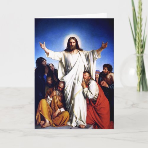 Easter Blessings Consolator Fine Art Easter  Holiday Card