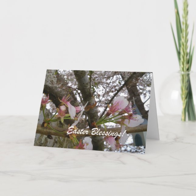 Easter Blessings Holiday Card (Front)