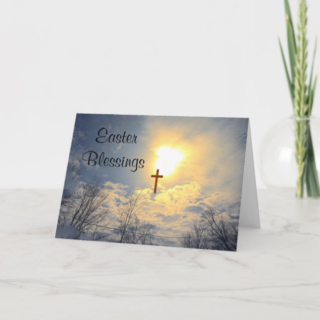 EASTER BLESSINGS  HOLIDAY CARD (Front)