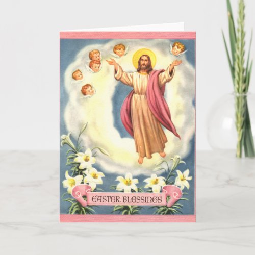 Easter Blessings Holiday Card