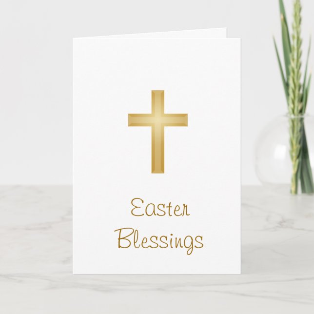 Easter Blessings Holiday Card (Front)