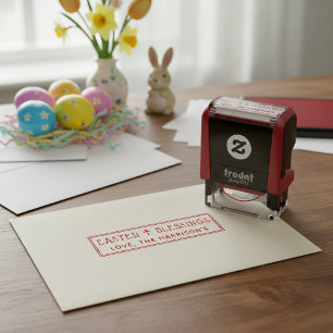 Easter Blessings Holy Cross Self-inking Stamp