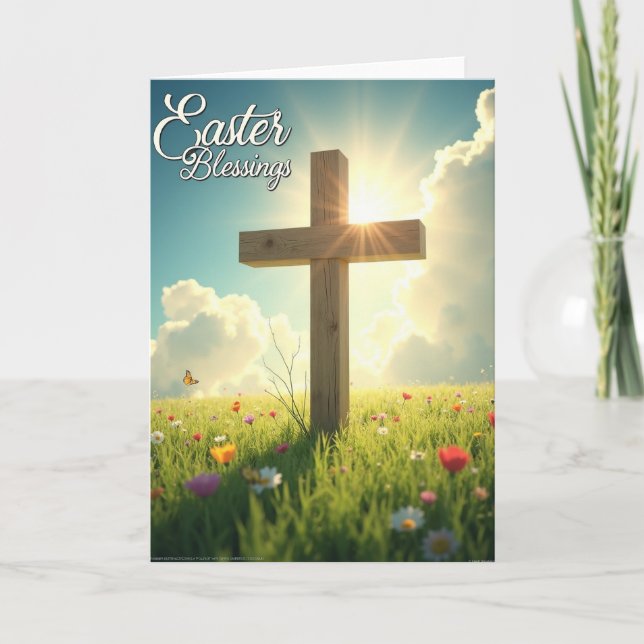 Easter Blessings Image Card (Front)