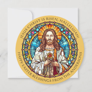 Easter Blessings Jesus Christ Religious Holiday Card