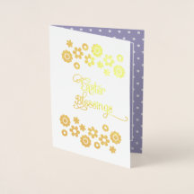 Easter Blessings. Little African American Angel