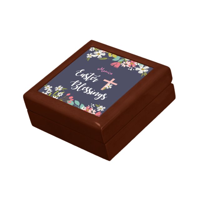 Easter Blessings of Risen Christ Flowers Gift Box (Side)