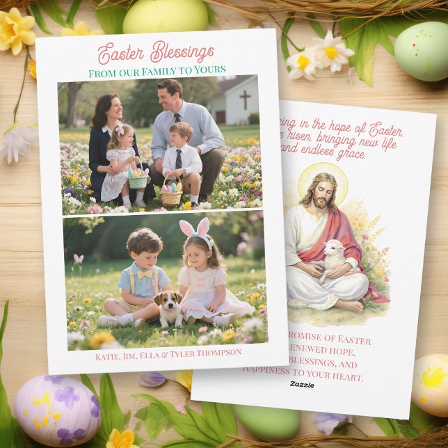 Easter Blessings Religious Photo Template (Creator Uploaded)