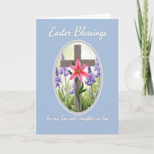 Easter Blessings Son And Law Card