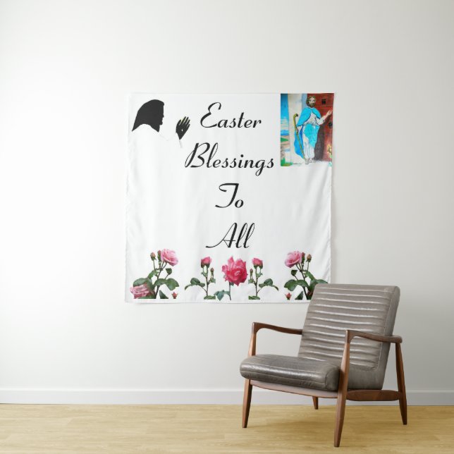 EASTER BLESSINGS tapestry (In Situ)