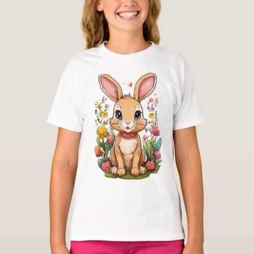 Easter Blossoms  Bunny T_Shirt _ Celebrate Spring