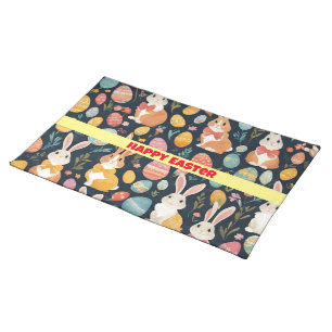 Easter Boho Bunny Collection Cloth Placemat