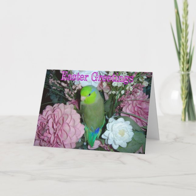 Easter bouquet holiday card (Front)