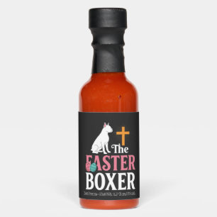 Easter Boxer Dog Vintage Engraving Shirt Hot Sauces