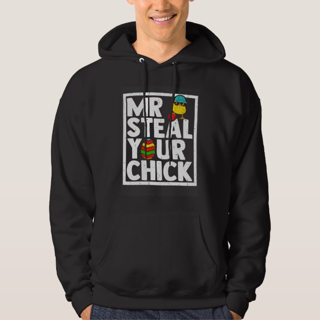 Easter Boys Toddlers Mr Steal Your Chick  Spring H Hoodie (Front)