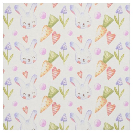 Easter Bright  Polka Dots Fabric