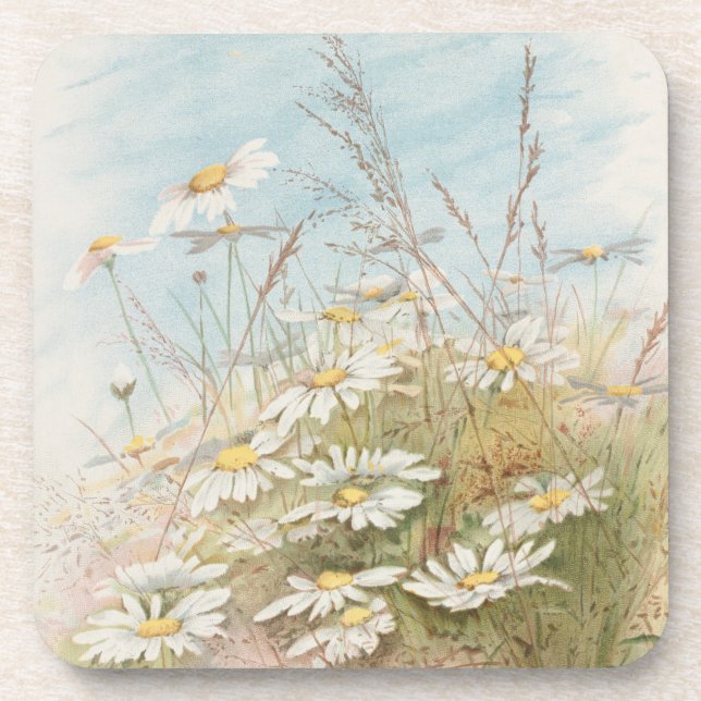 "Easter Brings the Budding Spring"  Beverage Coaster (Front)