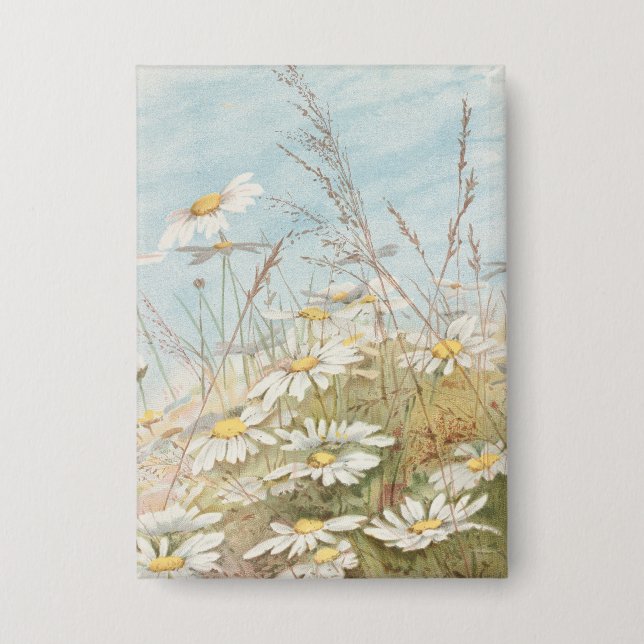 "Easter Brings the Budding Spring"  Button (Front)