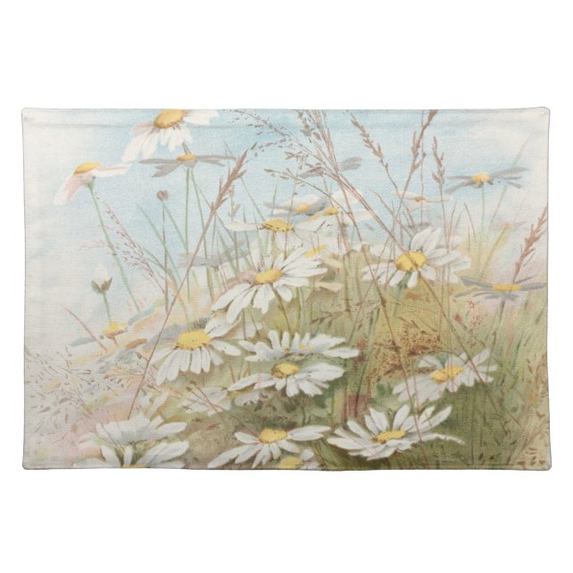 "Easter Brings the Budding Spring"  Cloth Placemat (Front)