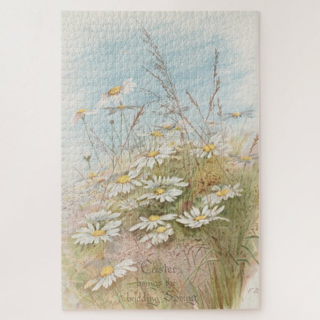 "Easter Brings the Budding Spring"  Jigsaw Puzzle (Vertical)