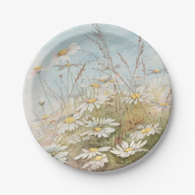 "Easter Brings the Budding Spring"  Paper Plates (Front)