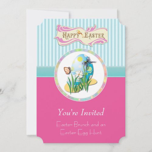 Easter Brunch and Egg Hunt Invitation