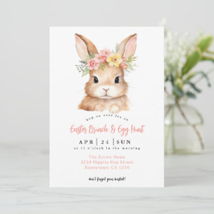 Easter Brunch and Egg Hunt  Invitation