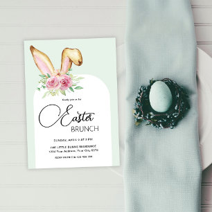 Easter Brunch Bunny Invitation