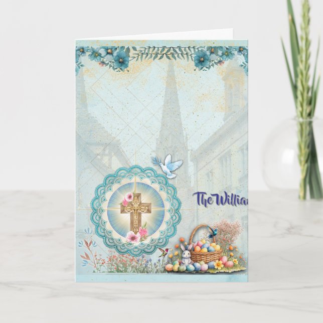 - Easter Brunch & Egg Hunt Card – Personalized (Front)