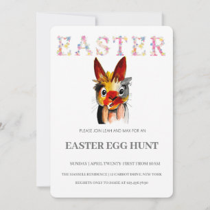 Easter Brunch Egg Hunt Invitation