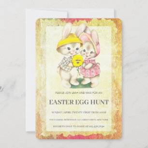 Easter Brunch Egg Hunt Invitation