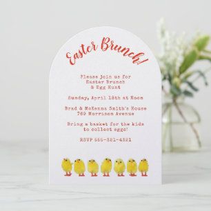 Easter Brunch & Egg Hunt Invitation