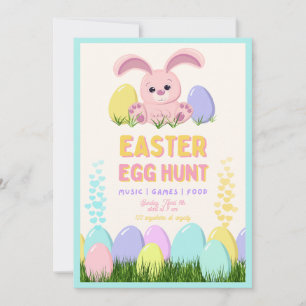 Easter Brunch & Egg Hunt Invitation Wildflower