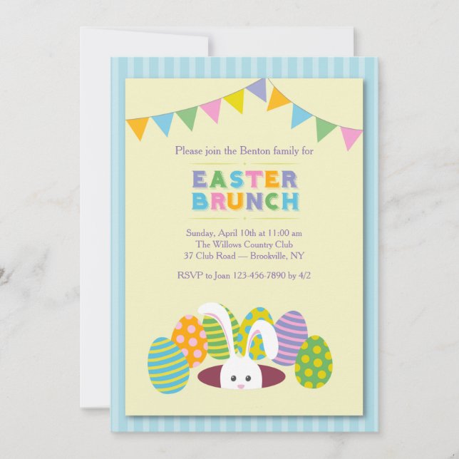 Easter Brunch Invitation (Front)