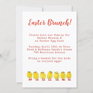 Easter Brunch Invitation