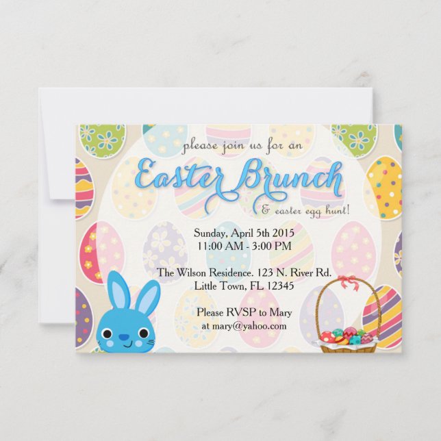 Easter Brunch Invitation (Front)