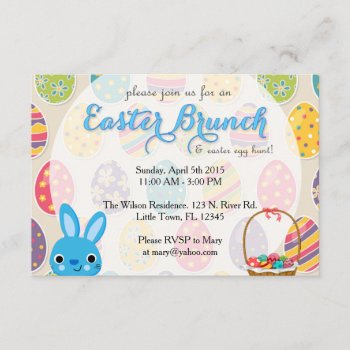 Easter Brunch Invitation by SunflowerDesigns at Zazzle