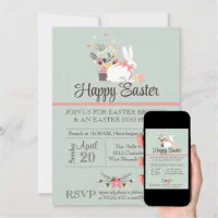 Happy Brunch Easter Invitation