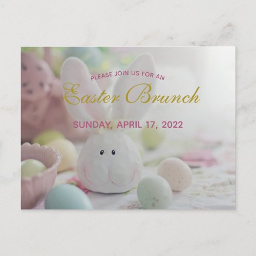Easter Brunch Invitation Postcard