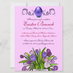 Easter Brunch Invitations