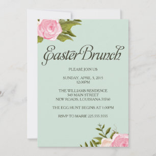 Easter Brunch Invitations