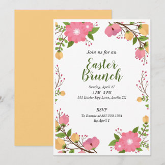Easter Brunch Party Invitation