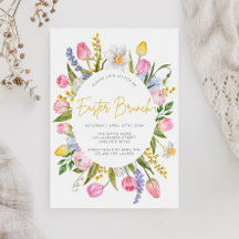 Easter Brunch Spring Floral