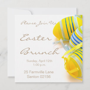 easter brunch square 5.25" x 5.25" Invitations
