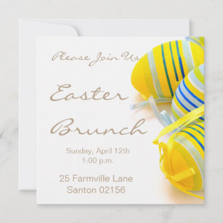 easter brunch square 5.25" x 5.25" Invitations