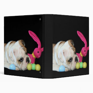 Easter bulldog binder